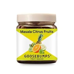 Goosebumps Masala Citrus Fruits | Dehydrated Citrus Fruits Mix - Orange, Kiwi, Amla (Gooseberry), Pineapple & Pomelo | Chatpata Dried Fruits Healt