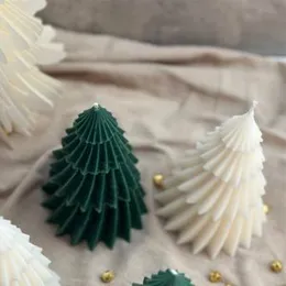 3D Christmas Tree Candle Christmas Candle Unscented Candle With Box