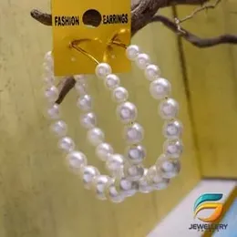 Pearl Hoop Earrings for Women Fashion Dangle Hypoallergenic Girls Pearl Earrings Drop Dangle Earrings Jewelry Gifts.