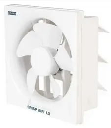 Usha Exhaust Fan 250 mm CRISP AIR10 45W 1250 RPM 5 Plastic Blades High Suction 230V White 2 Year Warranty