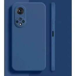 Huawei Nova 9se soft matte liquid silicone Case Back Cover for Huawei Nova 9se - Blue