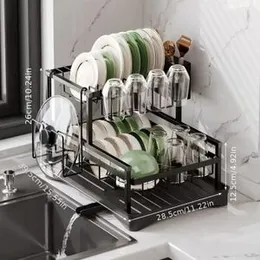 2-tier dish drying rac