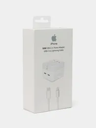 iPhone 14 Pro Max 50W USB-C+C Power Adapter USB-C+C to Lightning Cable
