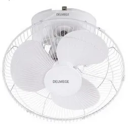 Delmege Orbit Fan 400MM DFCA01 16 Inch 55W 1330 RPM 90 CMM Air Delivery 3 Speed Settings 360 Degree Cyclic Motion Powder Coated Guard Wall Mount Regul