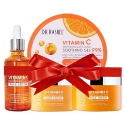 Dr.Rashel vitamin C gel +day cream+night cream and serum