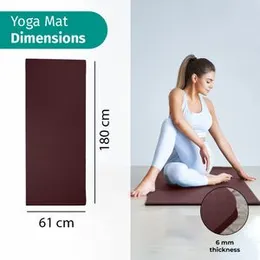 Yogarise Yoga mat for Men and Women, Premium Exercise Mat for Home Workout, Anti Slip Yoga Mat Workout, Gym Mat for Workout at Home with Bag and Strap
