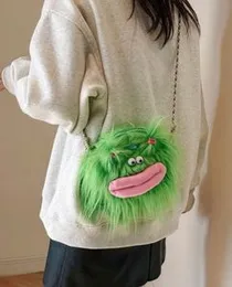 Funny Big Mouth Cartoon Crossbody Bag