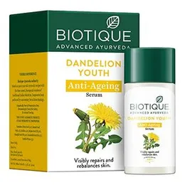 BIOTIC ADVANCED AYURVEDA DANDELION YOUTH Anti-Ageing Serum For All Skin Types