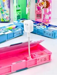 HB-7 Magnetic Pencil Box with Cutter & LED Light â Standard Size