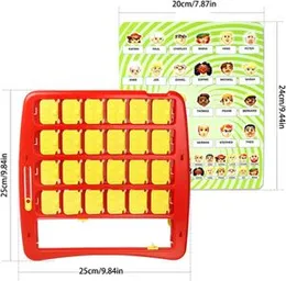 Who Is It? Guessing Game - Well Known Classic Parents Child Interactive Guessing Board Game - For Families and Children