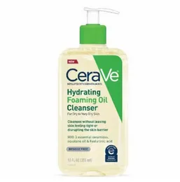 CeraVe Hydrating Foaming Oil Cleanser 236ml | Gentle Cleanser with Ceramides & Hyaluronic Acid