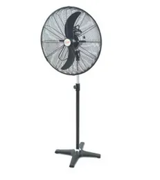 Telesonic Industrial Pedestal Fan 30" TL3043SF 250W 3 Speeds Metal Blades Oscillation Adjustable Height Heavy Duty