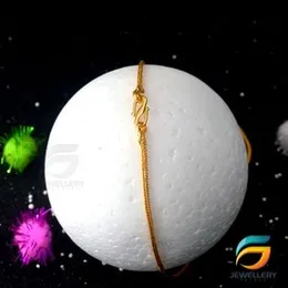 Gold Plated Guaranteed 18/24 inch 02mm Fox Chain with Star pendant Necklace for ladies.