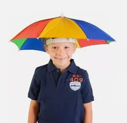 Portable Rain Umbrella Hat Foldable Adjustable Fishing Hat