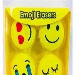 Emoji 3D Eraser box- 04 PCS