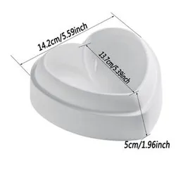 Food Grade Valentine's Day Bakeware Various Styles Of 3D Silicone Cake Mould With Heart Shape Silicone Mold