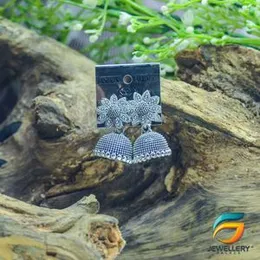 Silver Plated Earring Traditional Ethnic Oxidized Silve Tone Party Wear Bridal Bride Jhumka Jhumki Earrings for Women Girls.