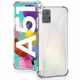 Samsung Galaxy A51 Shockproof Silicone Phone Case Transparent Protection Back Cover