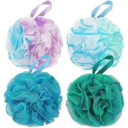 Body Wash Scrubber Soft Body Bubbles Sponge Bath Ball Multi-color