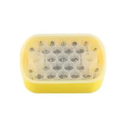 27 Pcs Stainless Steel Piping Nozzles Set with Storage Box â Cake Decorating & Icing Tips Baking Tools