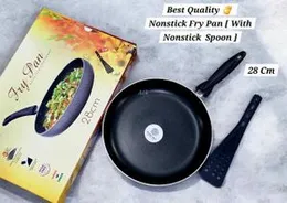 Bright Non Stick Frying Pan 28cm induction fry pan with non stick Spoon