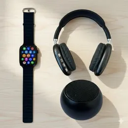 D-P9 Smartwatch (5-in-1, 7 Straps Combo)