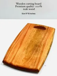 Wooden cutting board premium quality 100% teak wood large
