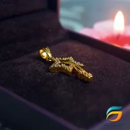 Gold Plated New Star Theme Pendant Fashion and Stylish New Design With Stone For Women.