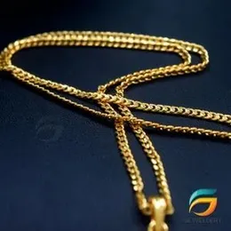 Gold Plated Chain Guaranteed 18/24 inch Chain with Pendant Necklace for Ladies & Girl.