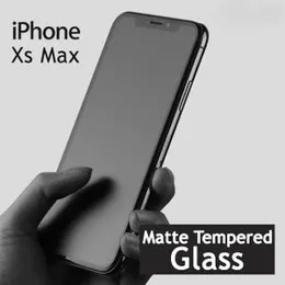 Phone XS Max Stylish Full Cover Matte Texture MTB tempered Glass Protector Frosted Glass for Phone Xs Max