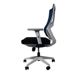 BLUE/BLACK MID-BACK MESH EXECUTIVE CHAIR B67-HS