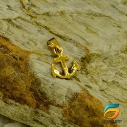 Gold Plated Gold Fused Stainless Steel Anchorr Pendant Guarantee Fashion and Stylish Design for Men.