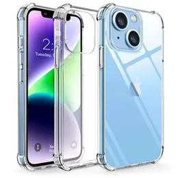 iPhone 14 Transparent Shockproof Case For iPhone 14 Premium Quality Transparent Back Cover