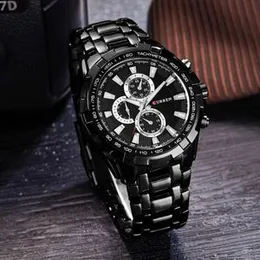 2024New CURREN Luxury Brand Watches Men Quartz Fashion Casual Male Sports Watch Full Steel Military Watches Relogio Masculino