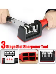 Professional 3-Stage Knife Sharpener Manual Kitchen Knife