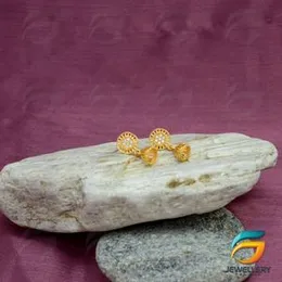 GÃ³ld Plated Earring Round Earrings With Jimikki For Women.