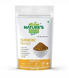 NATURE'S Precious Gift Turmeric Tea - 100 gm (100% Pure Turmeric Tea Cut for Immunity Boosting)