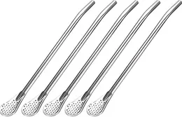 Reusable Metal Straw Spoon Set â 6 Pieces