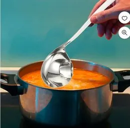 Soup Ladle with Strainer Stainless Steel Soup Ladle