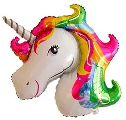 45" Foil Unicorn Head Birthday Party balloon
