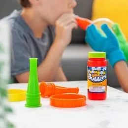 Bubbles Magic Gloves Dual Pack - Create an Unpoppable Elastic Bubble Experience - Magic Bubble Gloves & 2 Bottles of Miracle Bubble Solution