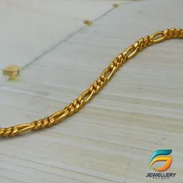 Gold Plated 04mm Lara Bracelet Fashion Fashionable and Stylish Design for Men.