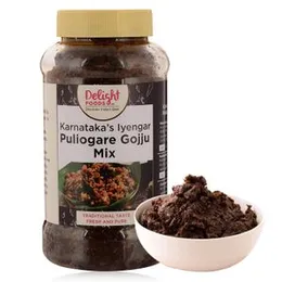 Delight Foods Karnataka Iyengar Masalas (Puliyogare Gojju 500g) FROM INDIA(SAM)