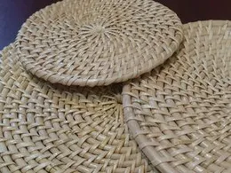 10 inches Rattan table mats  Rattan palcemats.