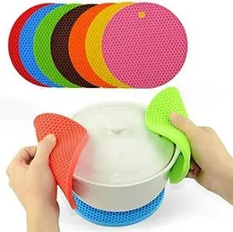 2pcs Multipurpose Silicon Round Hot Mat