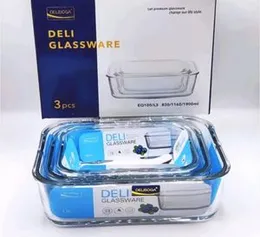 glass serving dessert tray 3pcs set