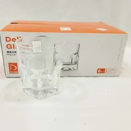 165ml Deli Glass Angular Water Cups