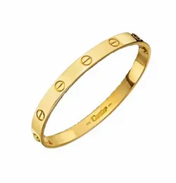 Gold Plated Gurantee Cartier Love Bangle for Women and Man