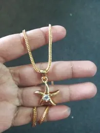 2mm fox chain with star pendant for womens 18inch/24inch chains.