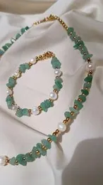 Stone Beads & Pearl Jewelry Set